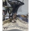 Image 4 : Metalware: Largest Tray: 12.5 x 6.5, Pitcher 13.5 T, Tall Basket 15 T, Serving Plate 10" and More!