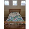 Image 2 : Delux Mission Style Shaker Bed - Queen - Includes Head/Footboards Frame Mattress BS & Linens