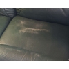 Image 3 : Green Leather 2 Seater Sofa 66 W, 34 D, 39 T w/ Reclining Feature