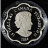 Image 2 : 2014 $15 Lunar Lotus Year of the Horse - 99.9% Fine Silver Coin