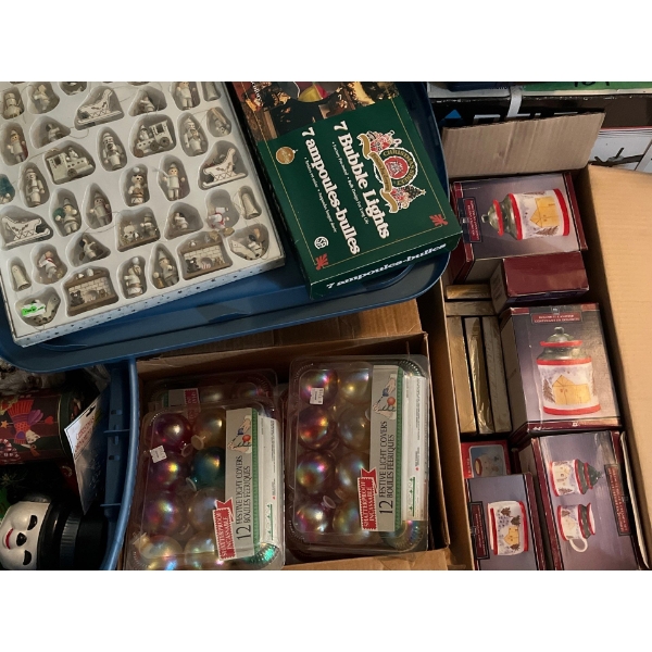 4 boxes, full of Christmas extravaganza all one lot .