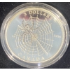 Image 2 : 2014 $3 Spider and Web Fine Silver Coin 7.96 Grams