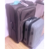 Image 3 : Four-Piece Luggage Set Including Two Rolling Suitcases and Two Shoulder Bags