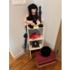 Image 1 : Raggedy Anne Style Doll w/ Genuine Fur Russian Hat Unique Umbrella & More