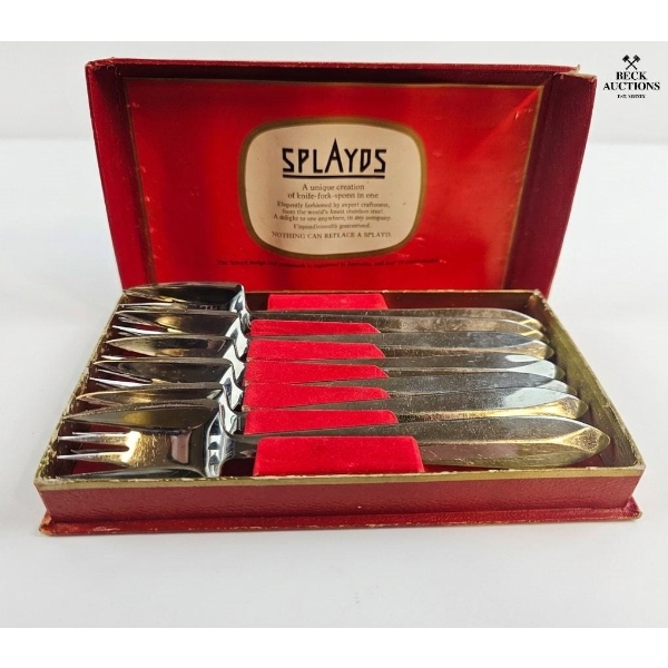 Vintage Splayds By McArthur Are A Collectible Set Of Combined Eating Utensils. 