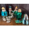 Image 5 : 10 Piece Metallic Nativity Set 5T