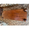 Image 1 : Retro 1980's Sold Wood coffee Table L 59 H17 W 2  & 2 End Tables W19 X 26 With Spindle Corner Posts 