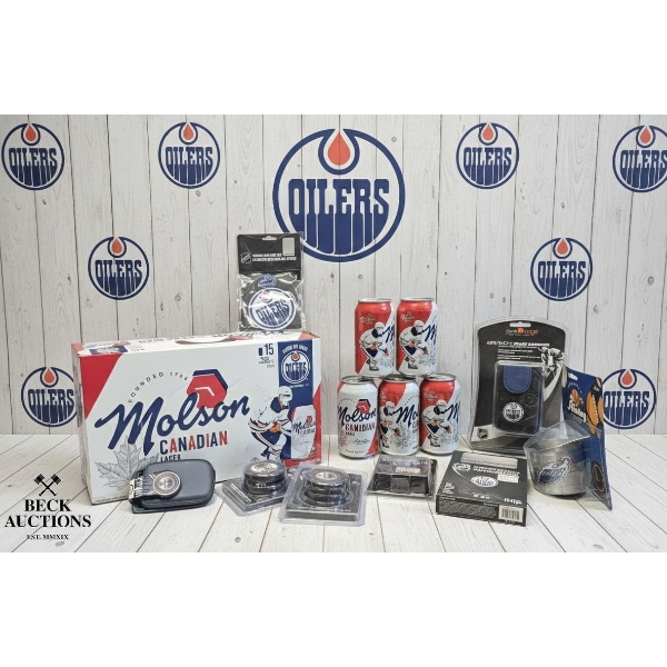 15-Pack ( TANK AND CONTAINER ONLY , EMPTY NO CONTENTS ) Box Of Molson Canadian Lager Beer Cans Featu