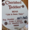 Image 4 : Cherished Teddies-Patrice, Child of Love, Benji, April, Child of Kindness,Child of Hope-Tallest: 3 T
