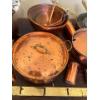 Image 4 : Antique Copperware Collection - Pots, Pans, Bowl, Measuring Cups, More 