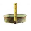 Image 4 : Ornate Brass Footed Planter with Insert, 11" Length