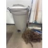 Image 2 : Yard and Garden Tools with Trash Bin and Rusted Metal Chain