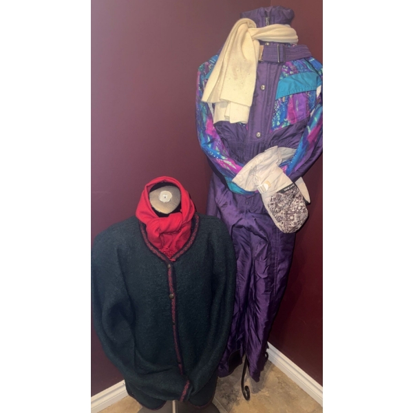Vintage Outerwear - Size M/L Purple Ski Jacket & More 