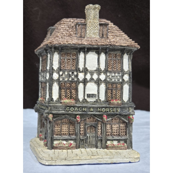 Hand Carving 'Coach And Horses, Bruton Street' By Malcolm Cooper 