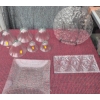 Image 3 : Pressed and Textured Glassware Lot