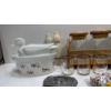 Image 3 : Vintage Glass Jars, Lion Thermometer, and more