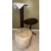 Decorative Home Furnishings - Pedestal Round End Table & Storage Foot Stool 37T