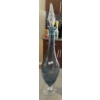 Image 2 : Vintage Bohemian Footed Crystal Decanter w/ 6 Serving Vessels - Aquamarine Opal