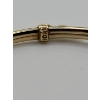 Image 4 : Ladies 10k Gold Bracelet with Diamonds & Emeralds Beautiful shape . 4.02g