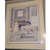 Image 1 : Numbered Print "Charlotte's Dollhouse" 275/375 by H. Downing Hunter 23.5 X 27.5 ,Framed Under Glass 