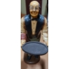 Image 1 : Butler Resin Statue Holding Tray 38 T, 12 L, 9 W