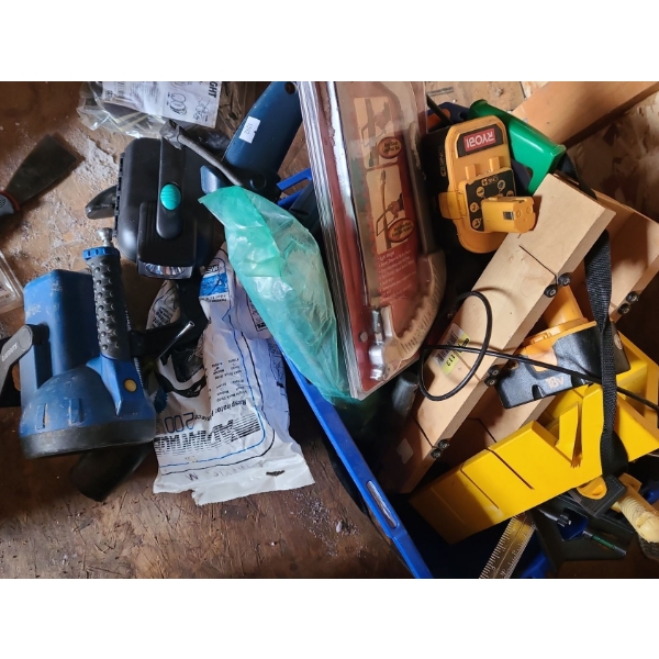 Tools Including: Flashlights, Mitre Boxes, Saws, Clamps and More!