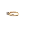 Image 2 : 14KY Solitaire Diamond Ring 0.20CT J-I2 SZ 6.25 2.28grams