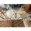 Image 2 : Glass Table with Metal Chairs