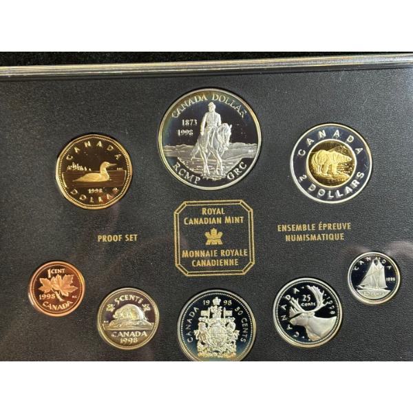 1998 Silver Proof Set - 125th Ann. RCMP 66.46g