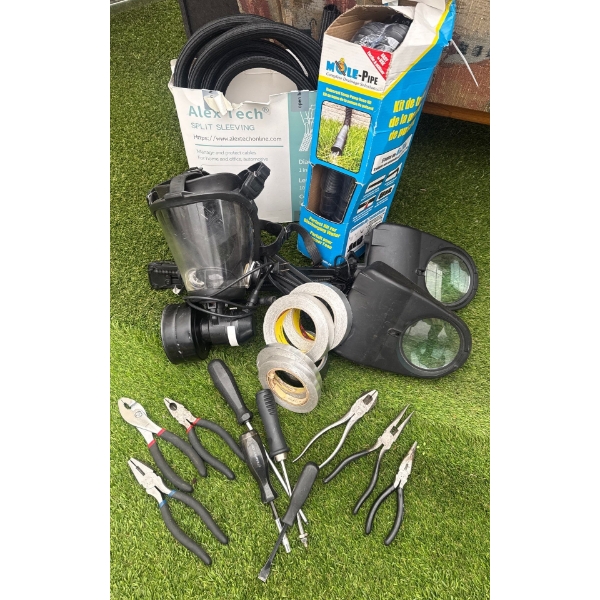  Mole-Pipe Twist&Seal Xpanding Drainage Pipe Kit Alex Tech Conduit Respirator Mask & More