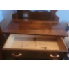 Image 3 : Antique Dress Table  Chest of Drawers Mirrored Sideboard  Vanity Cabinet Wardrobe  34w x 19d x 71h