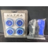 Image 1 : 76mm Inline Skate Replacement Gel Wheels and "PARIS" Riding Gloves