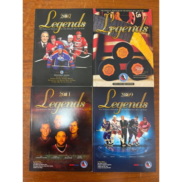 Hockey Hall of Fame 'Legends' Induction Programs (2003-2011 Editions)