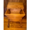 Image 2 : Solid Hard Maple Dough Box End- From 19th Century