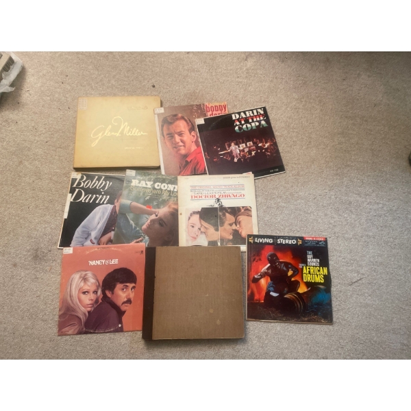 7 Records Various, Glen Miller Collection, Vintage RCA Collection.
