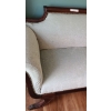 Image 3 : Duncan Fife Mint Green Chanille Sofa w Wood Detail 75 w 31 d 33 h