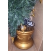 Image 3 : Fibre Optic tree 48 T, Candy Cane Plastic "Pom Pom" Decor, Golden Reindeer 17 T