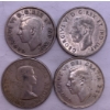 Image 2 : 1943 Canadian Half Dollar (2; 80% Ag) 11.5g Each & Half Dollar 1951, 1958 11.6g Each (80% Ag)