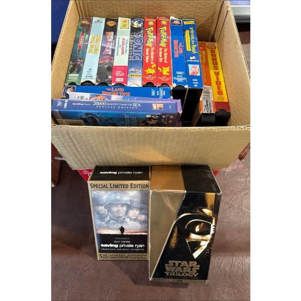 VHS Collection for Family Plus Private Ryan Set & Star Wars Set 