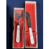 Image 5 : Box of Silver-Plated Flatware and Bonus Pieces with Mother Pearl Handles