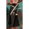 Image 3 : Origami Sculpted in Fine Porcelain Nun Figures (2)  w/ Mini Nativity 