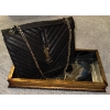 Image 6 : Yves Saint Laurent Monogram Envelope Bag w/ Adjustable Chain Link Shoulder Strap