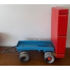 Image 6 : Vintage GAMA 501 - Toy Farm Truck 16" w/ Attachable Trailer Accessory - Made In W.Germany 