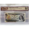 Image 1 : Graded Canadian 1973 $1 Choice UNC Prefix: *MZ