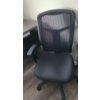 Image 2 : L Shaped Desk 71 w, 30 h, 71 d w/ Mesh Back Desk Chair 27 w, 41 t, 26 d 