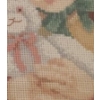 Image 5 : Needlepoint Art: Top Row w/ Maroon Matting: Three- 13 X 15, Second Row: Two- 11 X 15 