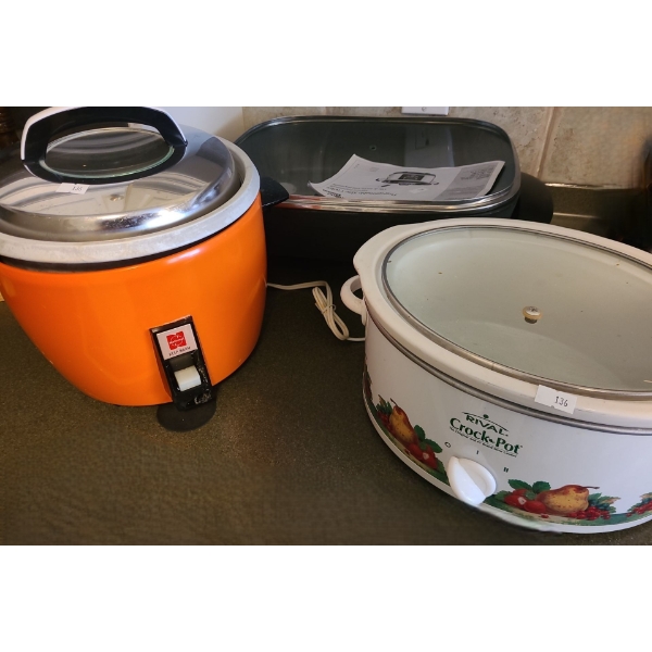 National and Rival Crockpots and Skillet 