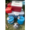 Image 3 : Ultimate Camping Pack - Coolers, Water Jugs, Thermos Jugs, Tables, Gas Cans, Stove