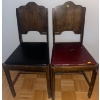 Image 1 : Two Matching Antique Upholstered & Wood Stunning Chairs 