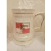 Image 5 : Three Ceramic Beer Steins with Brewery Branding and Gold Accents